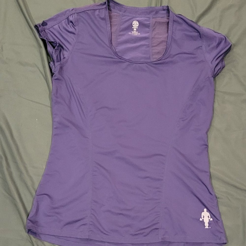 purple athletic top